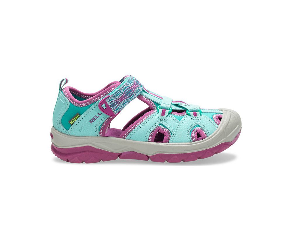 Merrell Sandaler Børn - Hydro Moc - Turkis/Lilla - PBH453786